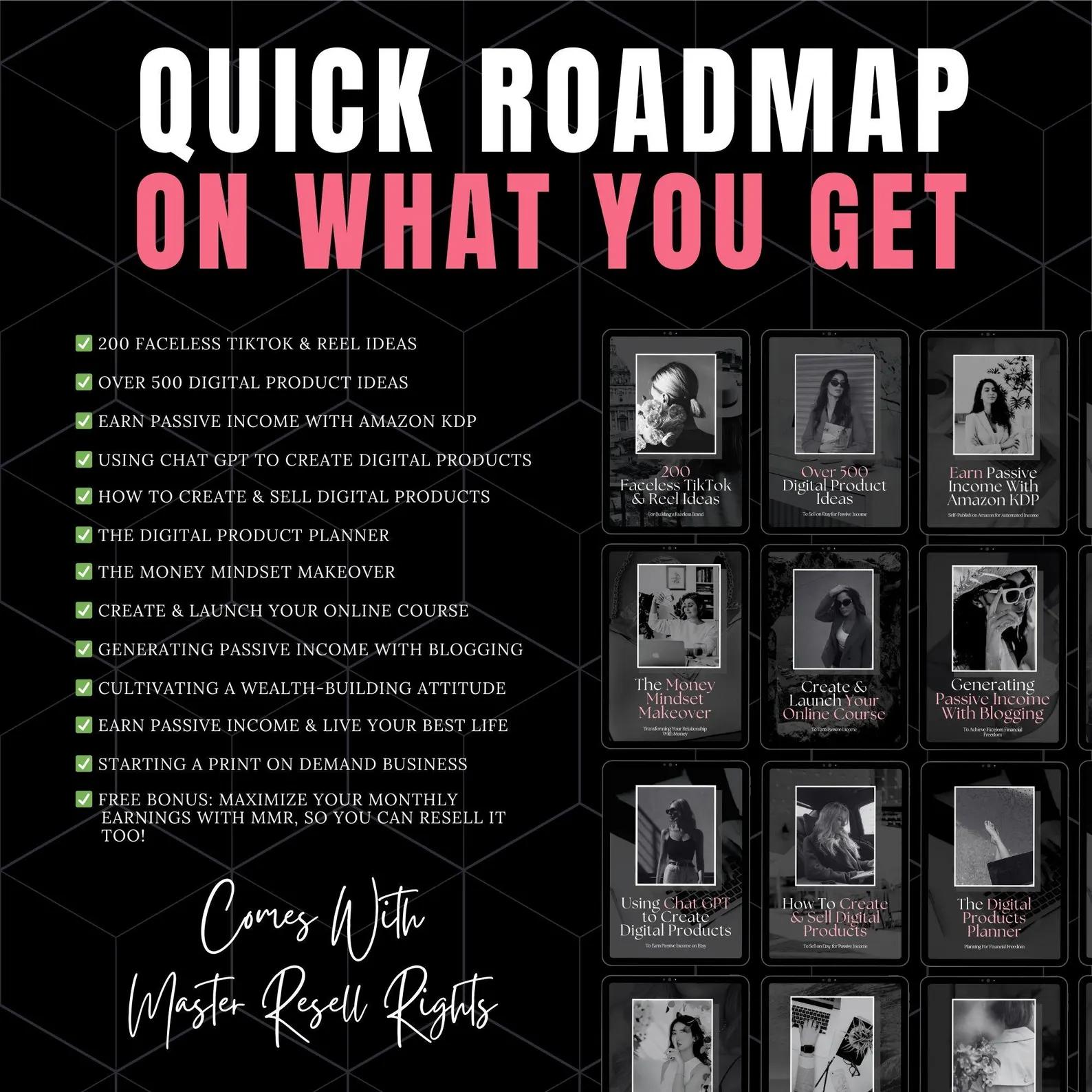 MRR + PLR Passive Income Bundle – Resell Digital Products Effortlessly