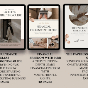 22 Done-For-You Faceless Digital Marketing Products – With Master Resell Rights (MRR)