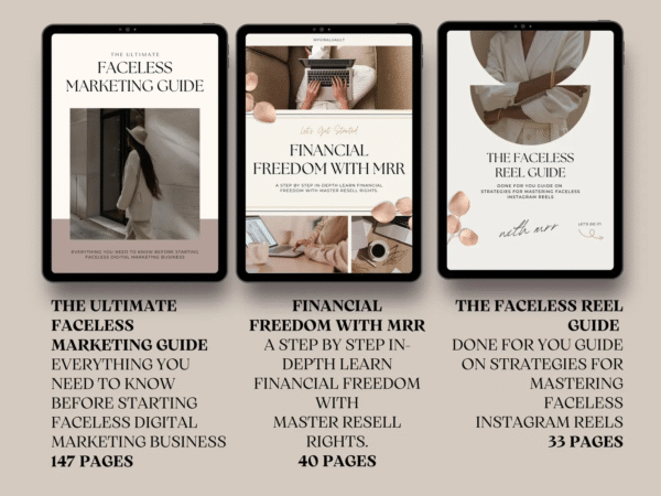 22 Done-For-You Faceless Digital Marketing Products – With Master Resell Rights (MRR) - Image 2