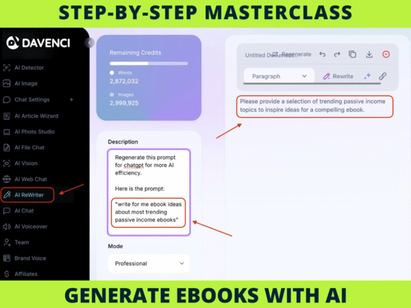Generate a Complete eBook with AI | Step-by-Step Masterclass + Videos | PLR & MRR - Image 2