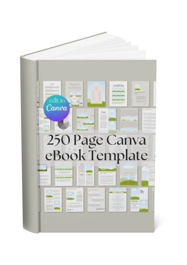 250-Page Canva eBook & Workbook Template | Running, Coaching & Lead Magnet Design