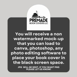 Mystery & Thriller eBook Mockup | iPad Template for Canva & Bookstagram Ads