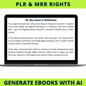 Generate a Complete eBook with AI | Step-by-Step Masterclass + Videos | PLR & MRR
