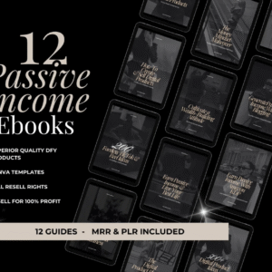 Master Resell Rights Passive Income eBooks | DFY Digital Product Bundle | PLR Included