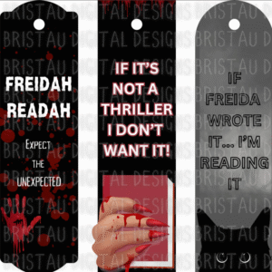 Thriller Bookmark Bundle | Horror & Crime Printable Bookmarks (SVG, PDF, PNG)